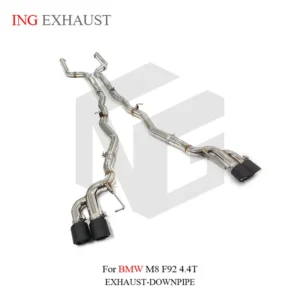 BNB Titaniumz Catback Exhaust for BMW M8 F92 4.4T Stainless Steel