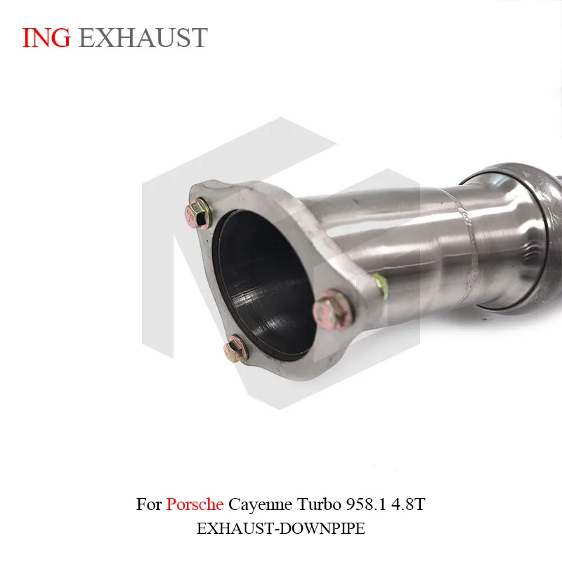 BNB Titaniumz Exhaust Resonant Front Pipe Porsche Cayenne Turbo 958.1 4.8T