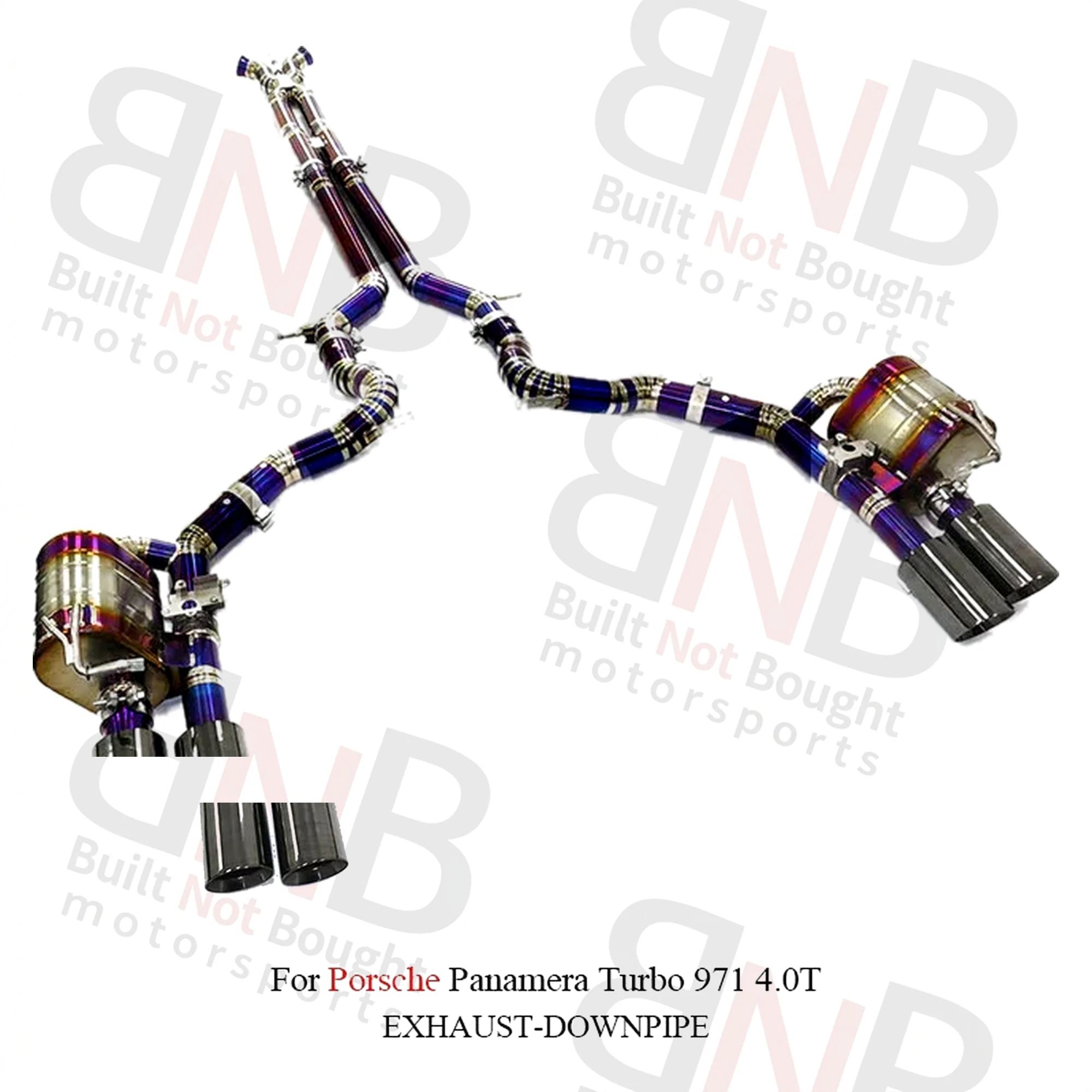 BNB Titaniumz Catback Exhaust System for Porsche Panamera Turbo 971 4.0T