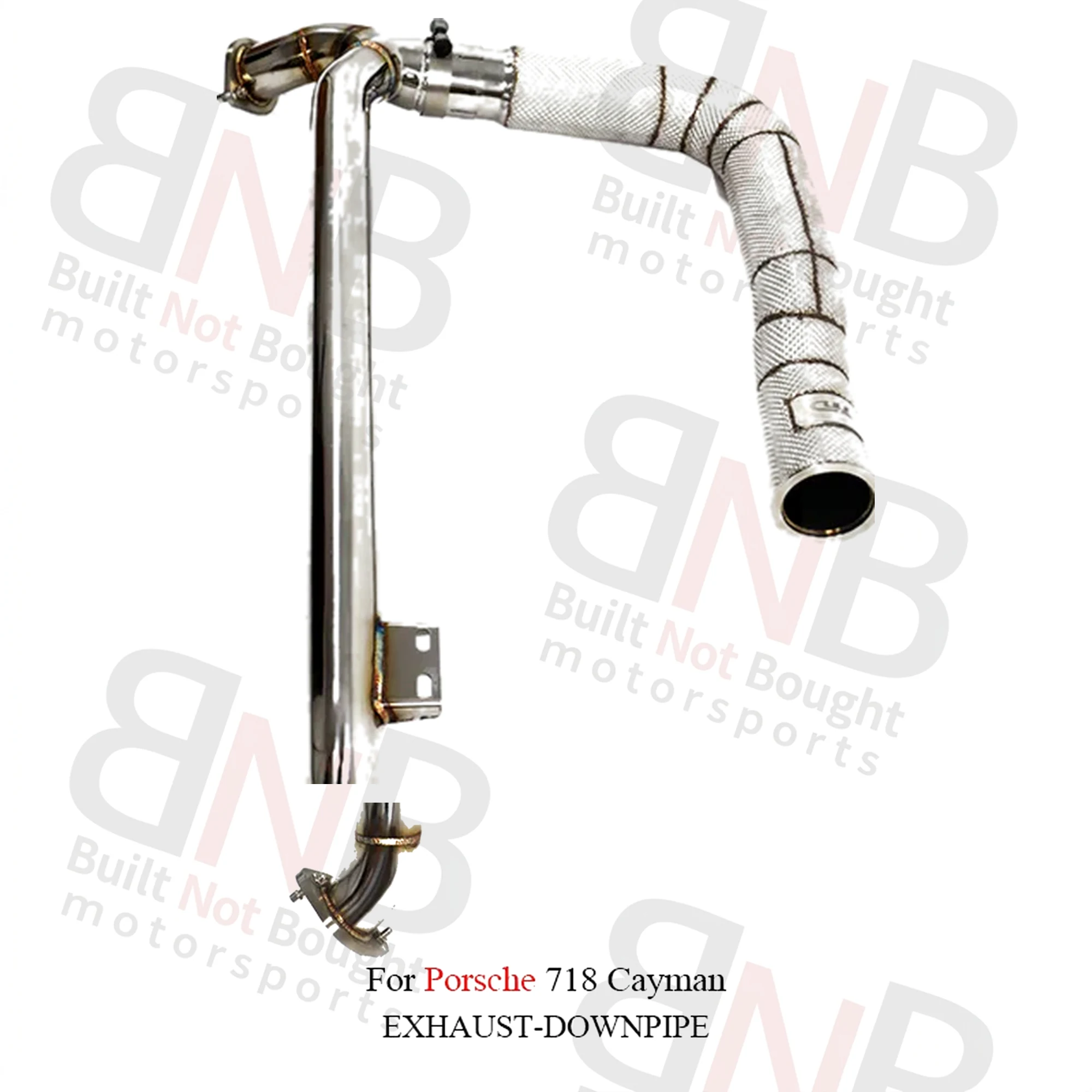 BNB Stainless Steel Exhaust Downpipe for Porsche 718 2.0T 2.5T With Catalytic