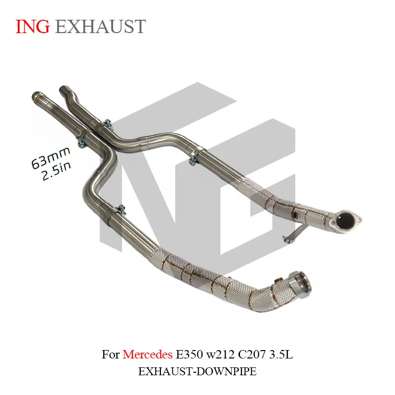 BNB Titaniumz Stainless Steel Downpipe Mercedes E350 W212 C207 3.5L