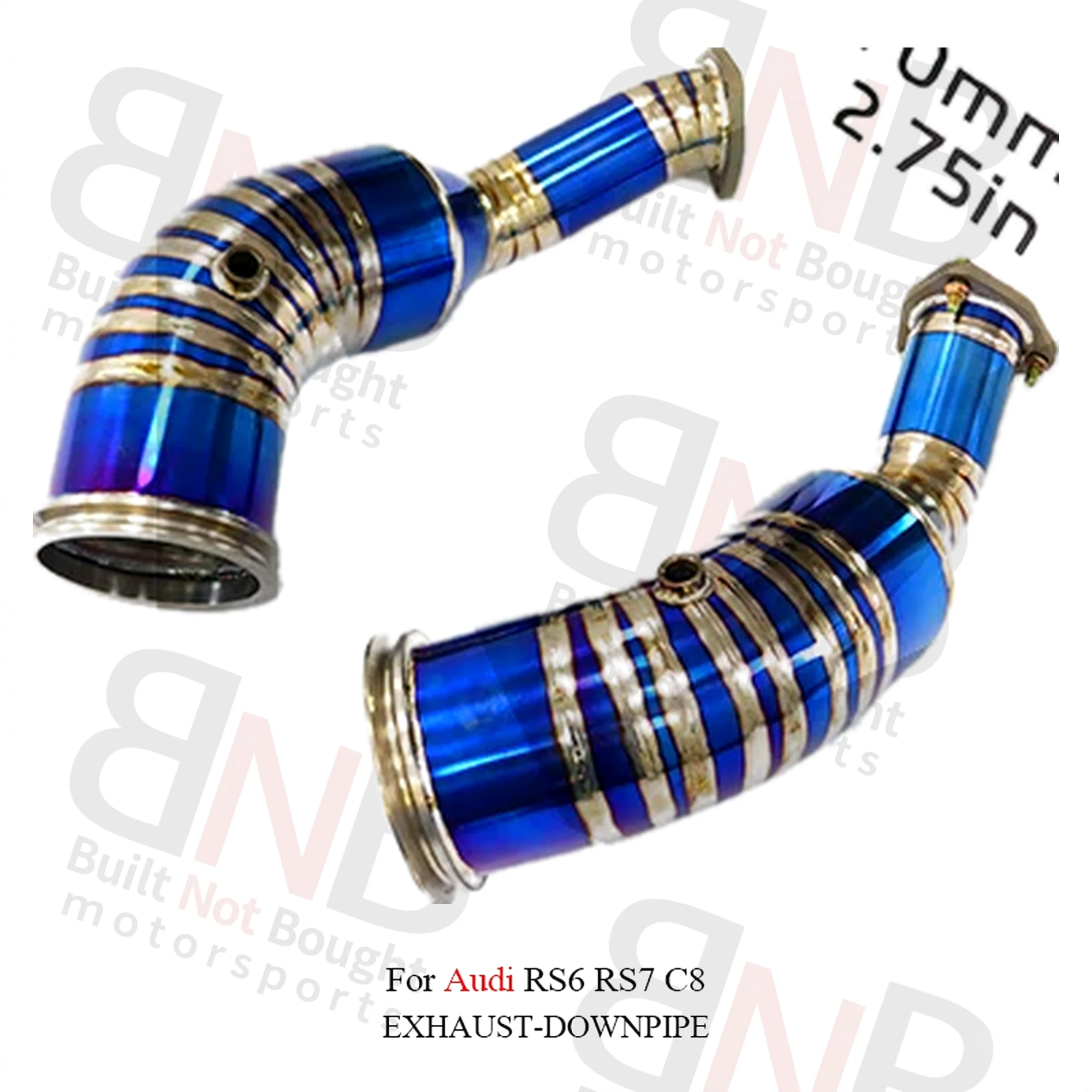 BNB Titaniumz Audi RS6 RS7 C8 4.0T Downpipe Exhaust System