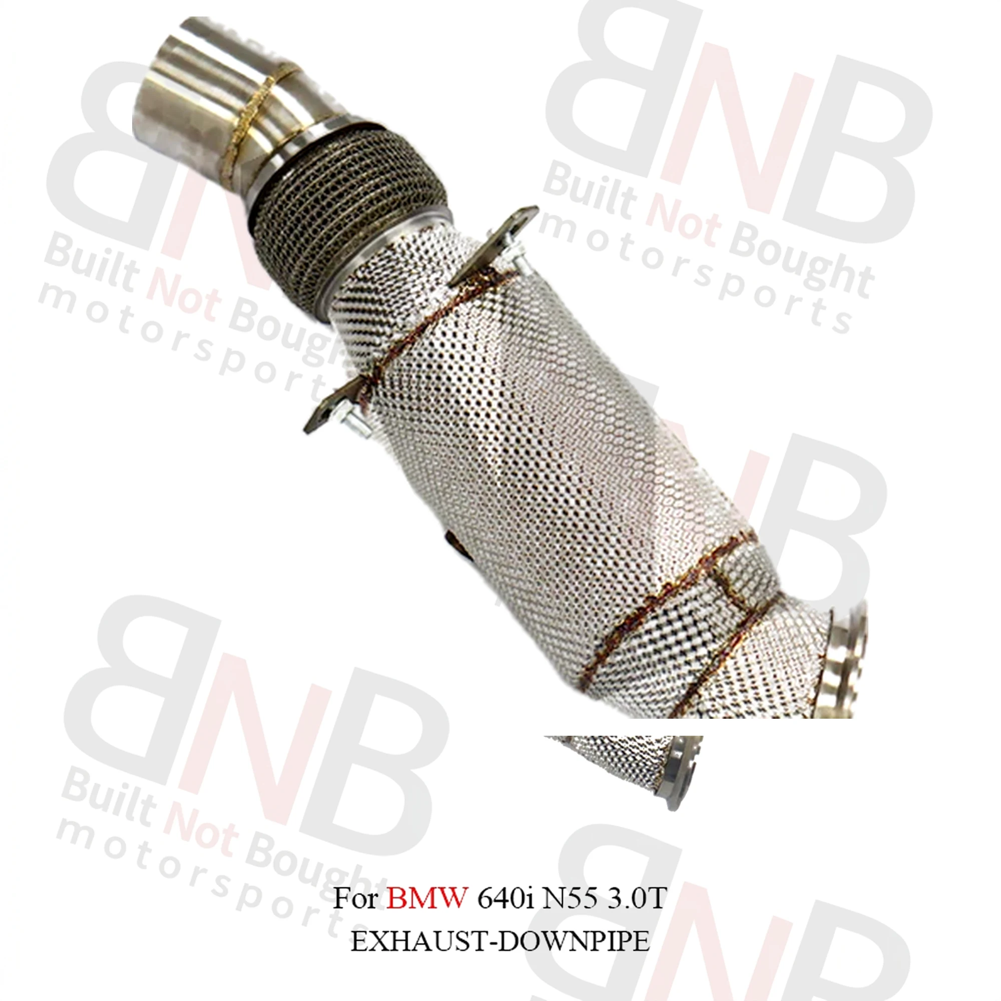 BNB for BMW 640i N55 3.0T Stainless Steel Downpipe with Heat Shield