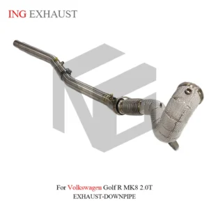 BNB Titaniumz Stainless Steel Downpipe Volkswagen Golf R MK8 2.0T