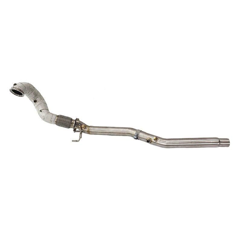 BNB Titaniumz Stainless Steel Exhaust Downpipe 4in for VW Golf R MK8 2.0T