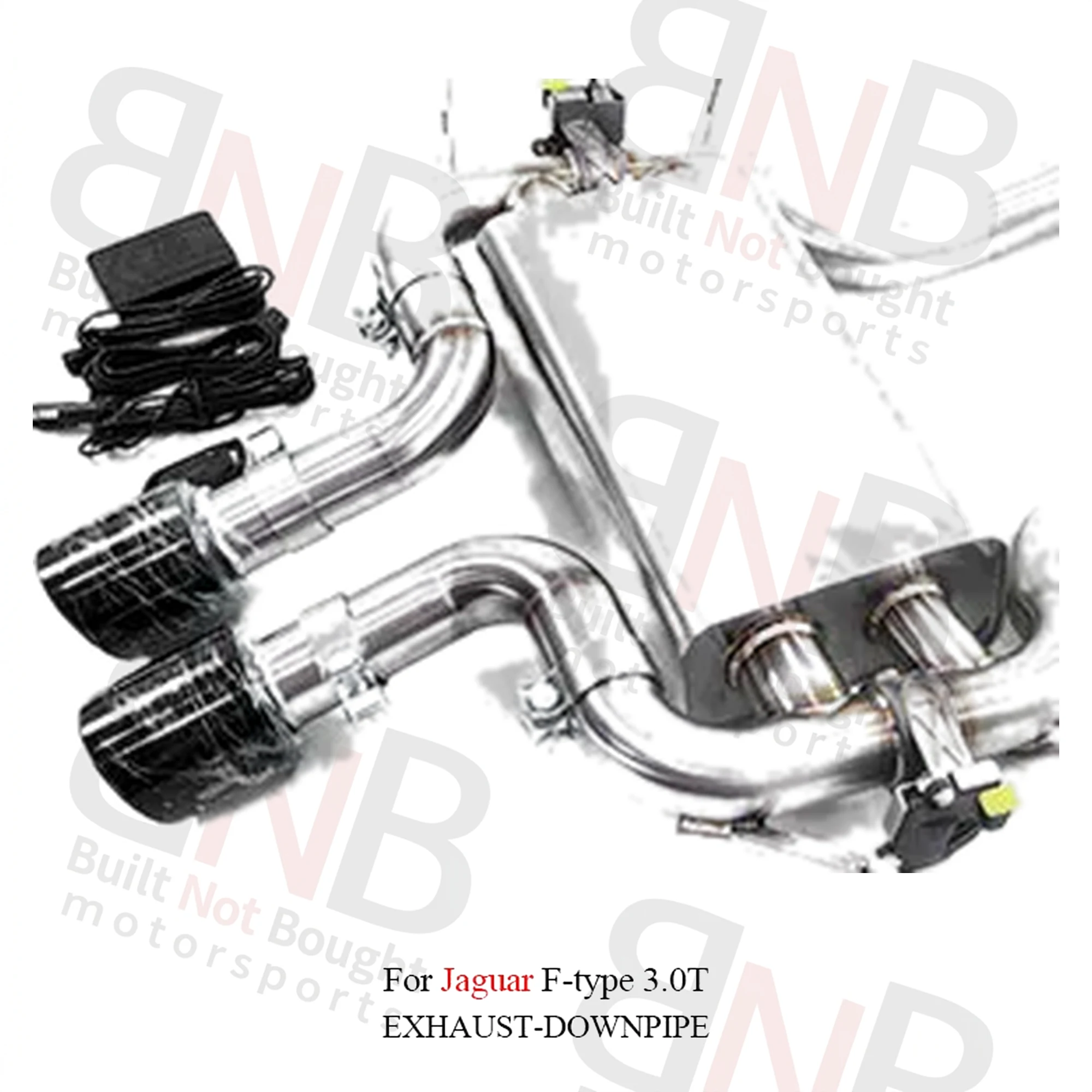 BNB Titaniumz Stainless Steel Catback Exhaust for Jaguar F-Type X152 3.0T