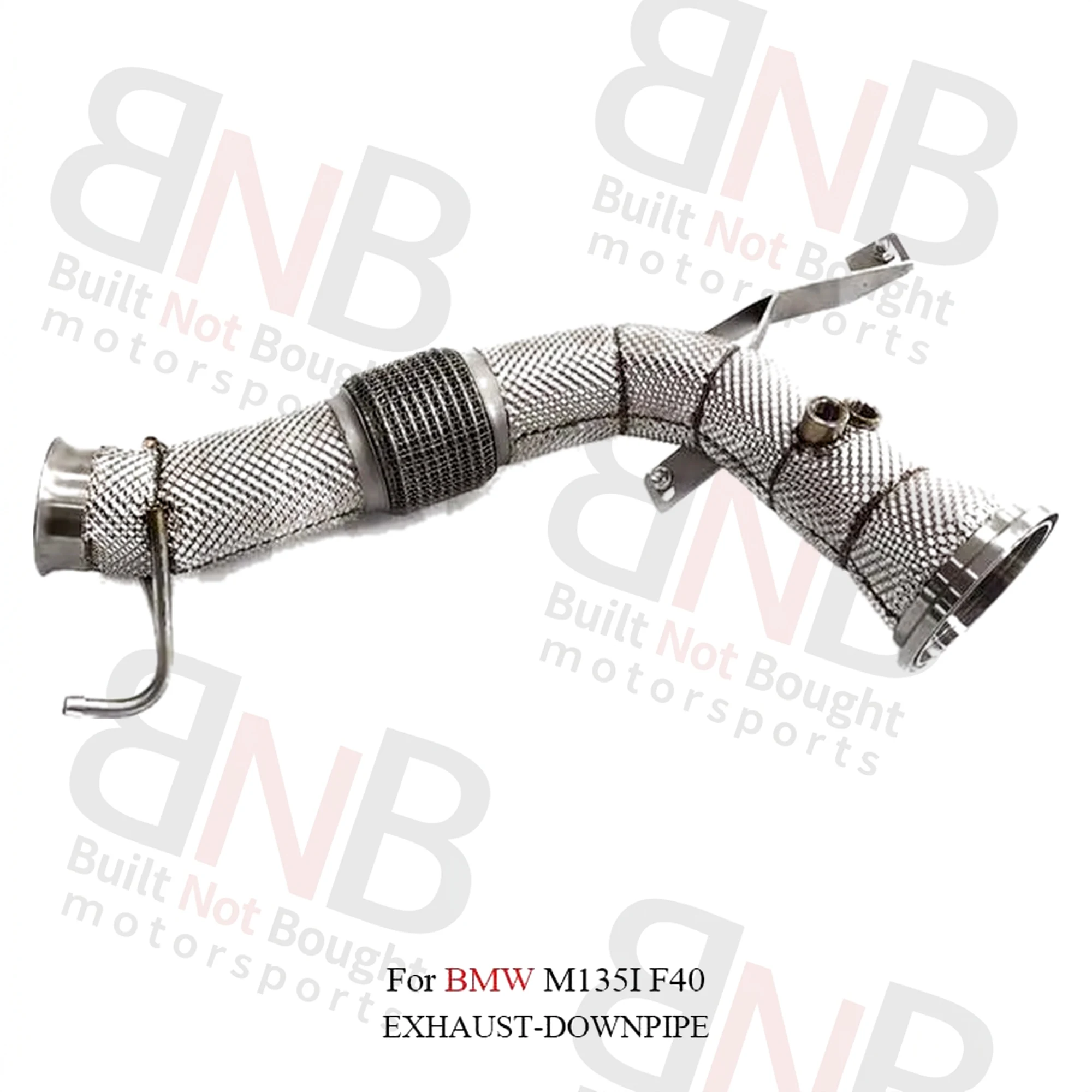 BNB Stainless Steel High Flow Downpipe for BMW M135i F40 Silvery