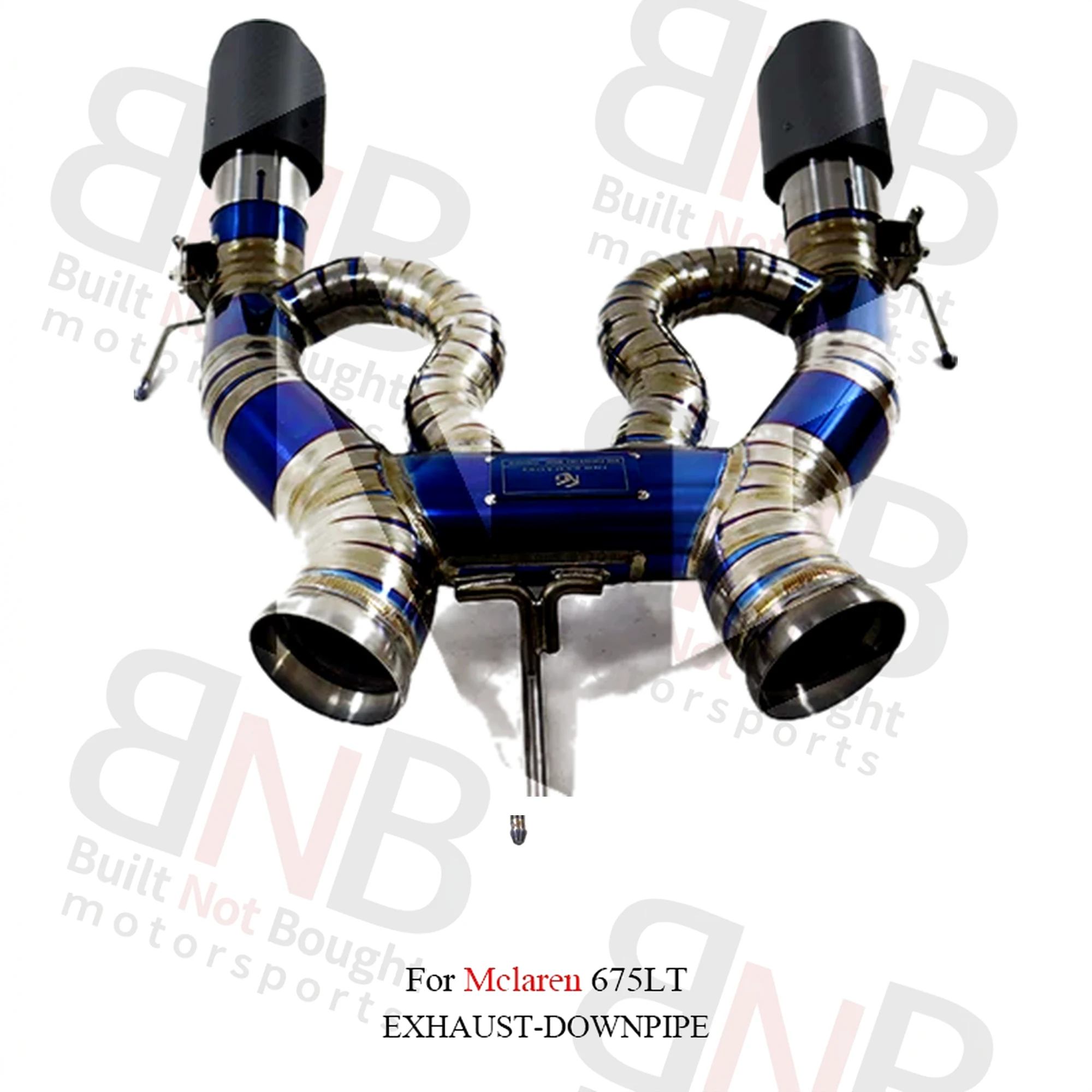BNB Titaniumz Titanium Catback Exhaust Pipes McLaren 675LT