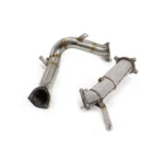 BNB Titaniumz Valved Downpipe for Porsche Macan 95B 2.0T Silver