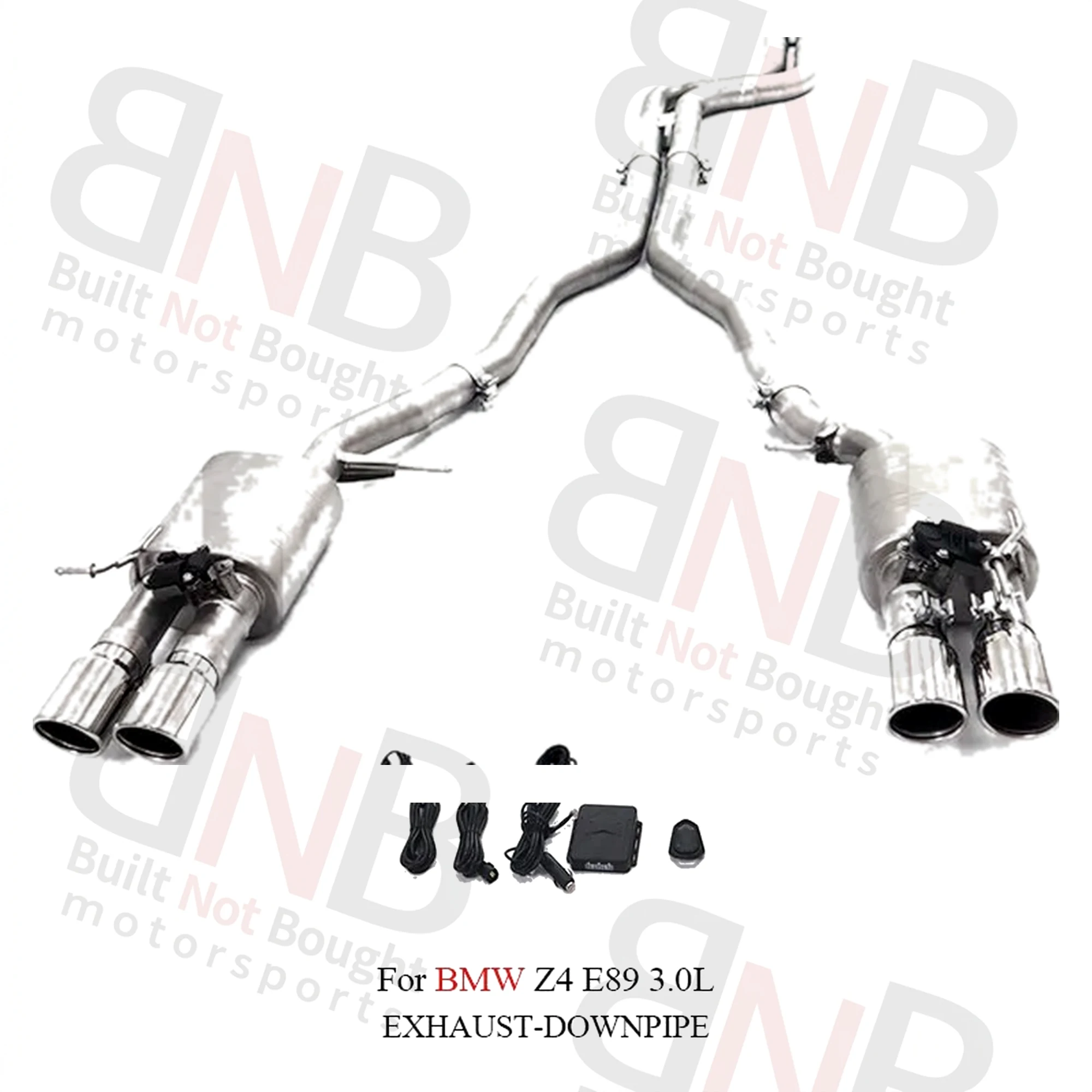 BNB Titaniumz Valvetronic Cat-Back Exhaust BMW Z4 E89 3.0L Silvery