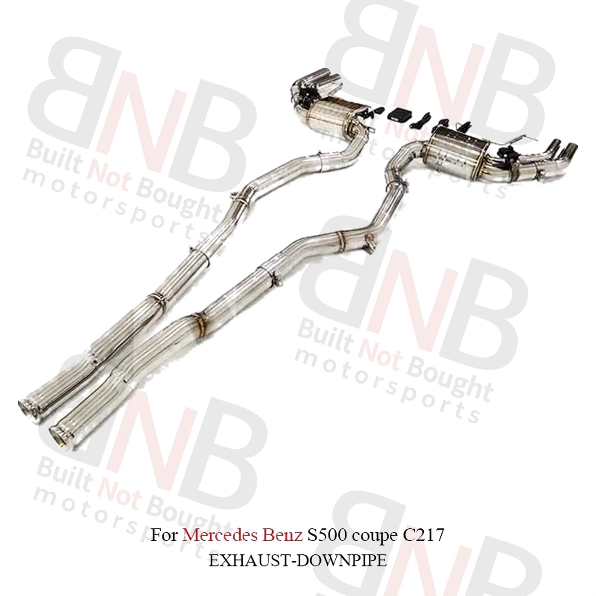 BNB Titaniumz Stainless Steel Exhaust Catback 1.5mm for Mercedes S500 C217