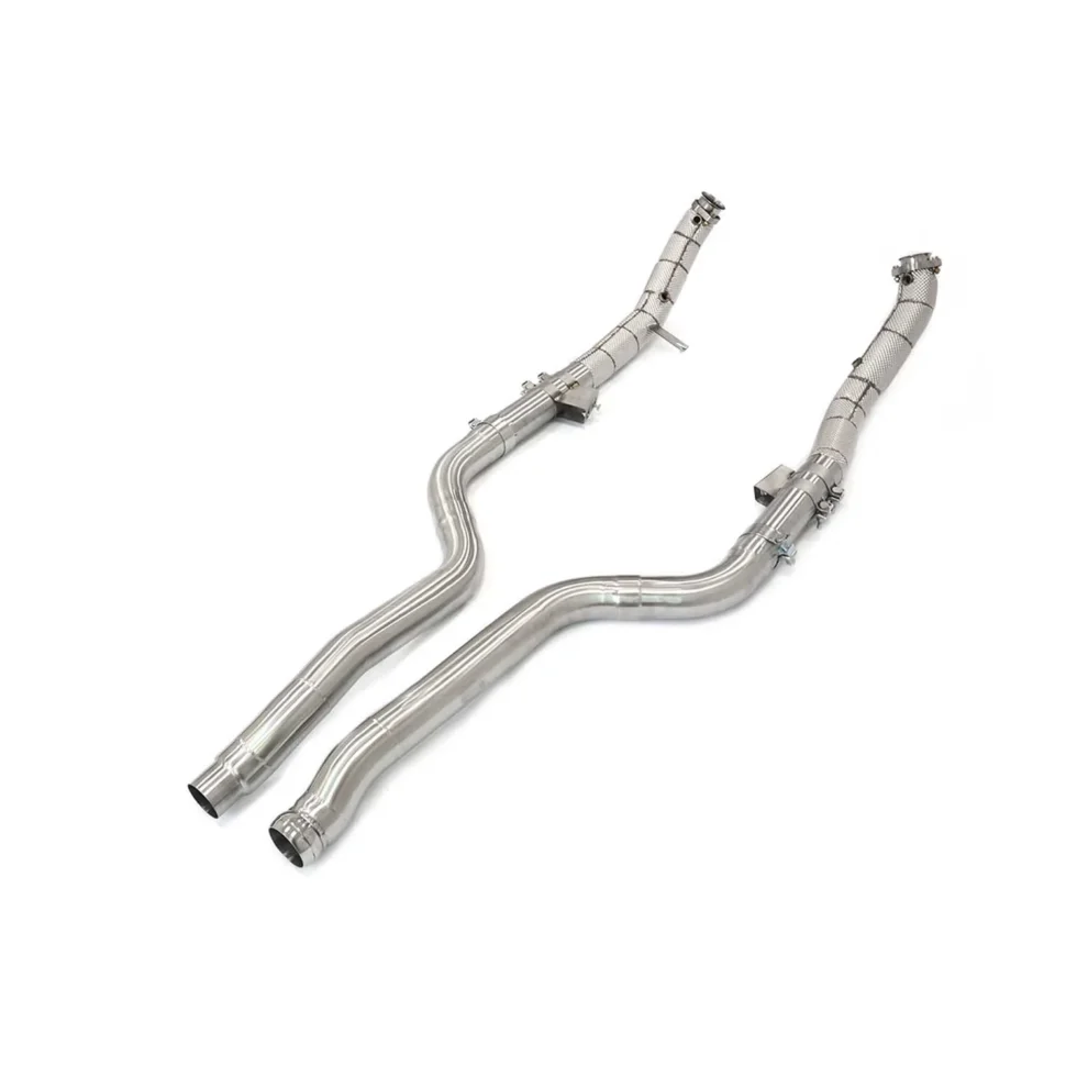BNB Stainless Steel Downpipe 76mm for Mercedes Benz E550 W212