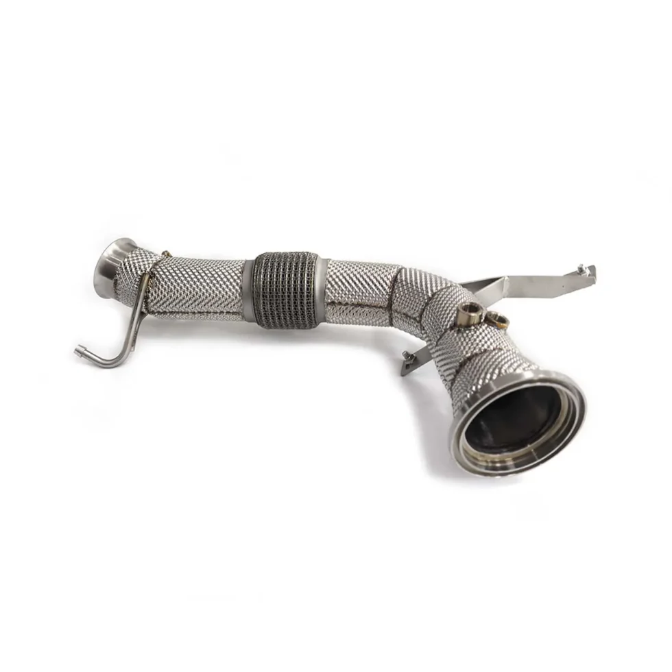 BNB Stainless Steel High Flow Downpipe for BMW M135i F40 Silvery