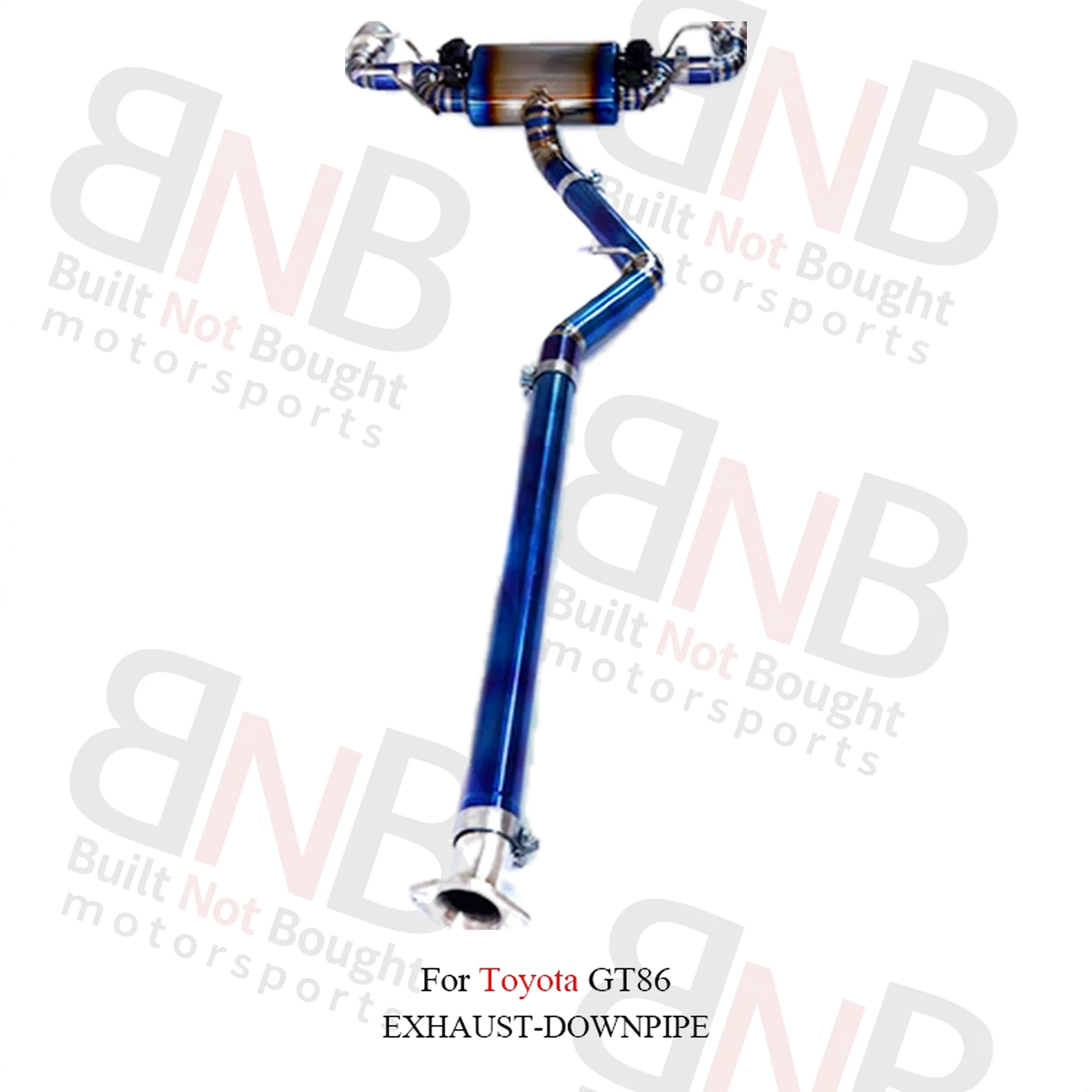 BNB Titaniumz Toyota GT86 2.0L Catback Exhaust Titanium Valved Muffler