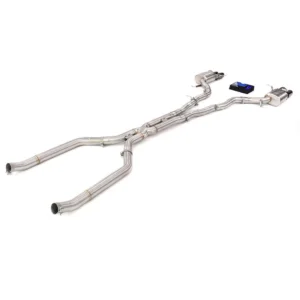 BNB Titaniumz Stainless Steel Catback Exhaust BMW 550i F10 N63 Silver 120x60x50