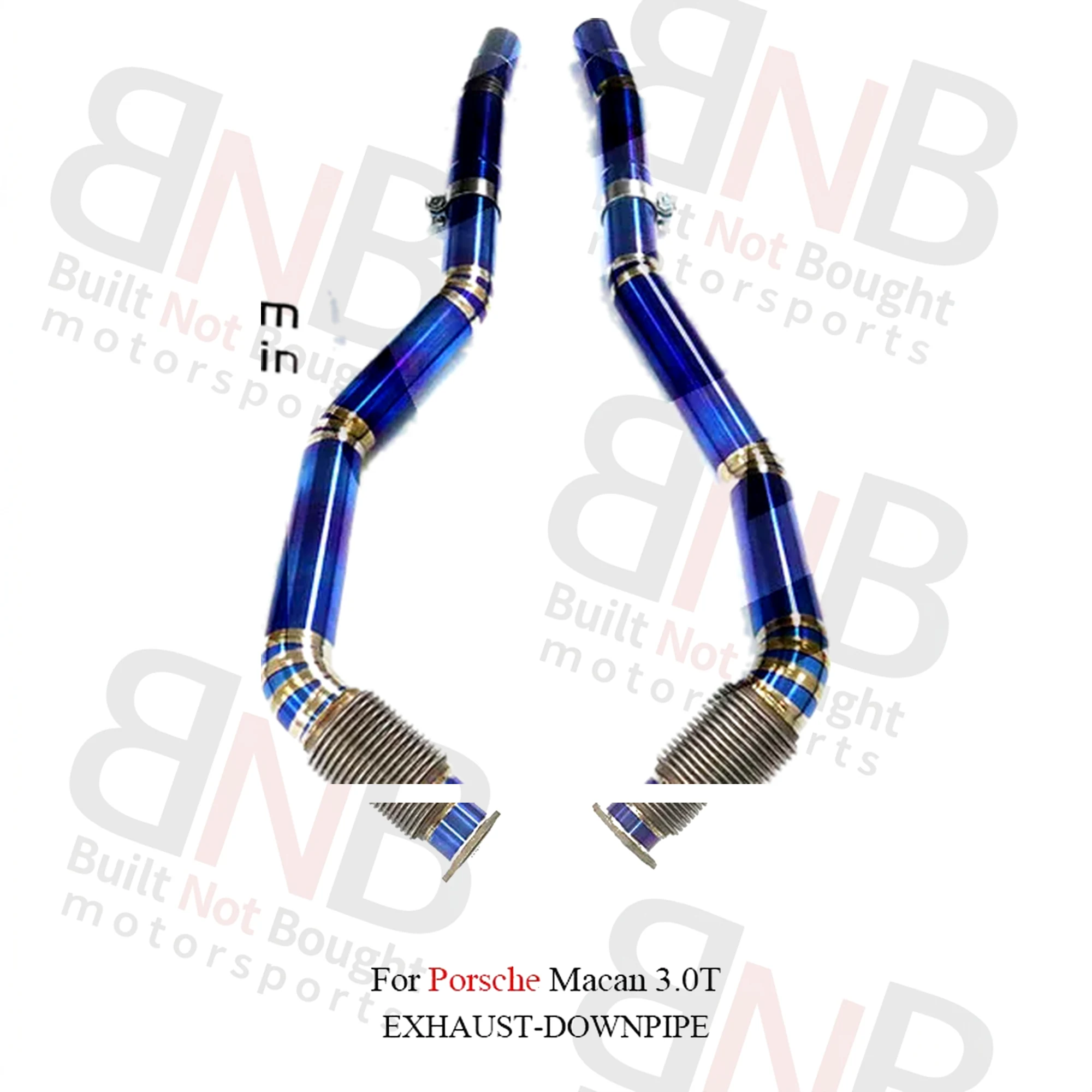 BNB Titaniumz Titanium Exhaust Front Pipe for Porsche Macan 3.0T