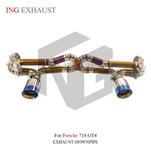 BNB Titaniumz Valvetronic Catback Exhaust for Porsche 718 GT4