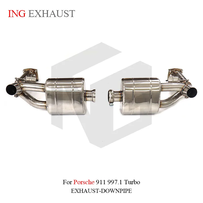 BNB Stainless Steel Valvetronic Exhaust Muffler Catback for Porsche 911 997.1 Turbo