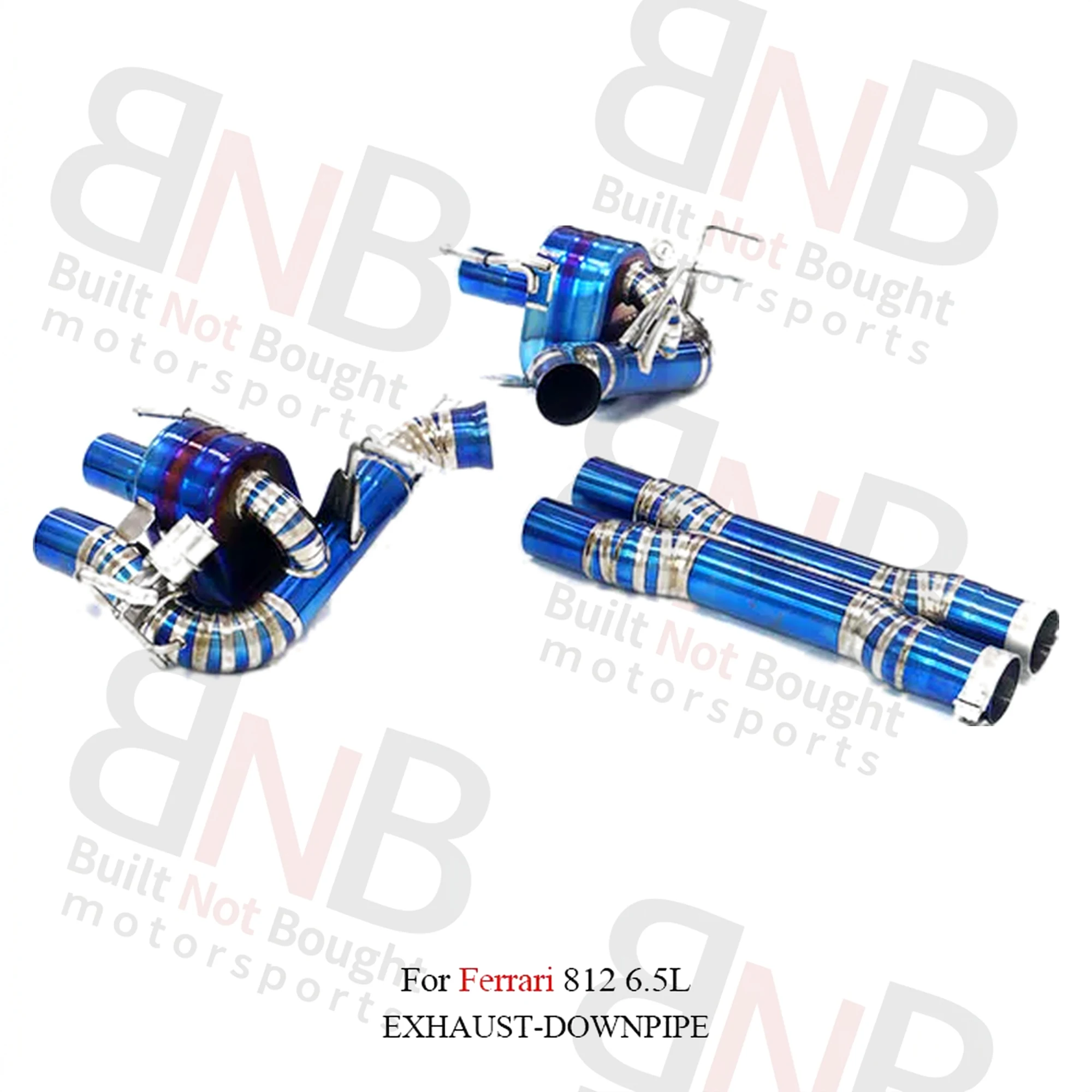 BNB Titaniumz Titanium Valvetronic Exhaust Catback Ferrari 812 Superfast 6.5L