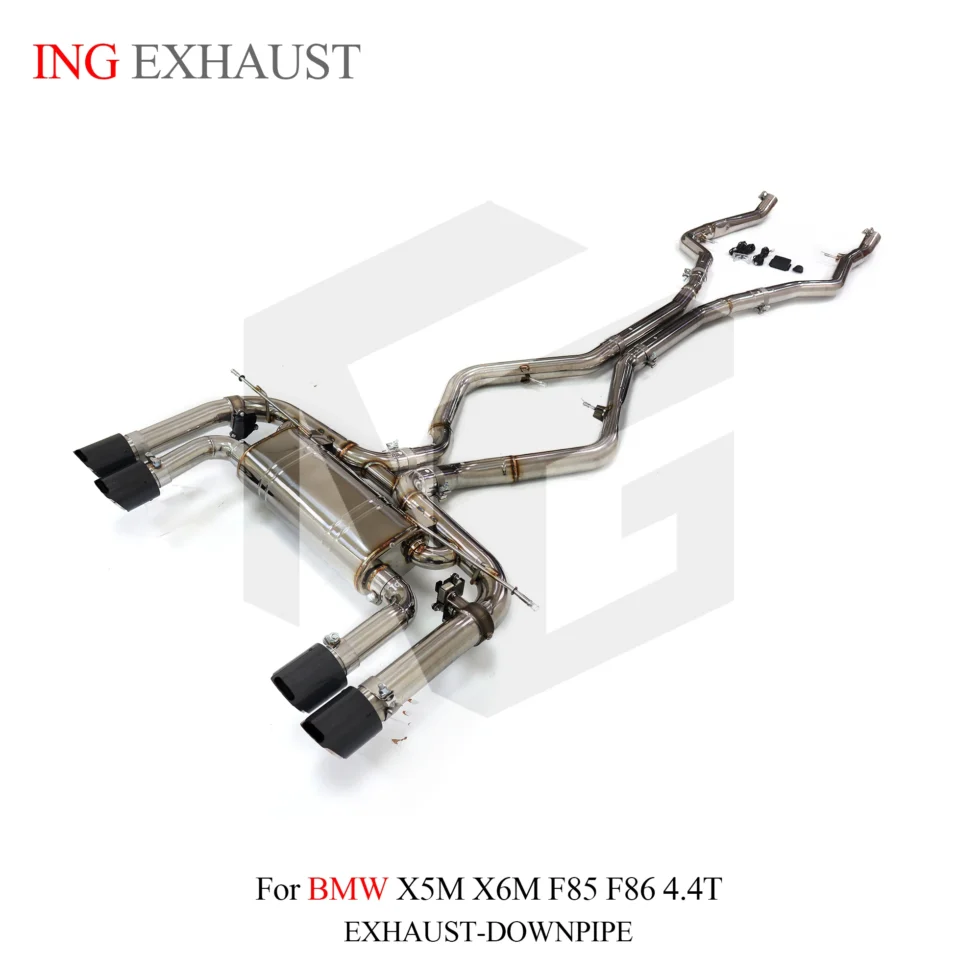 BNB Titaniumz Stainless Steel Exhaust Muffler Valve Catback for BMW X5M X6M 4.4T