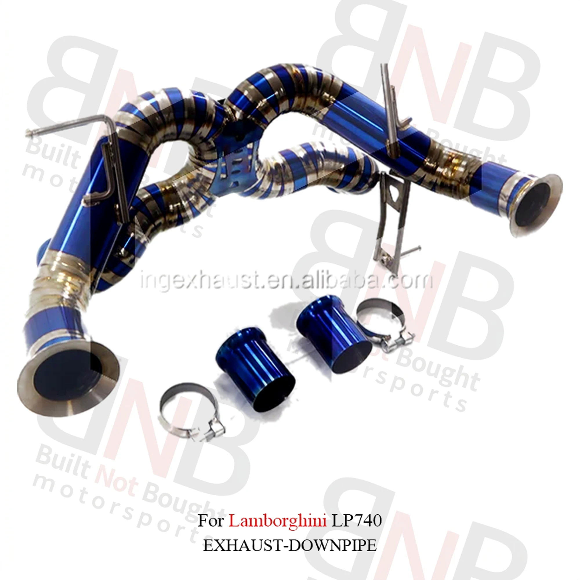 BNB Titaniumz Valvetronic Catback Exhaust System for Lamborghini LP740 SVJ
