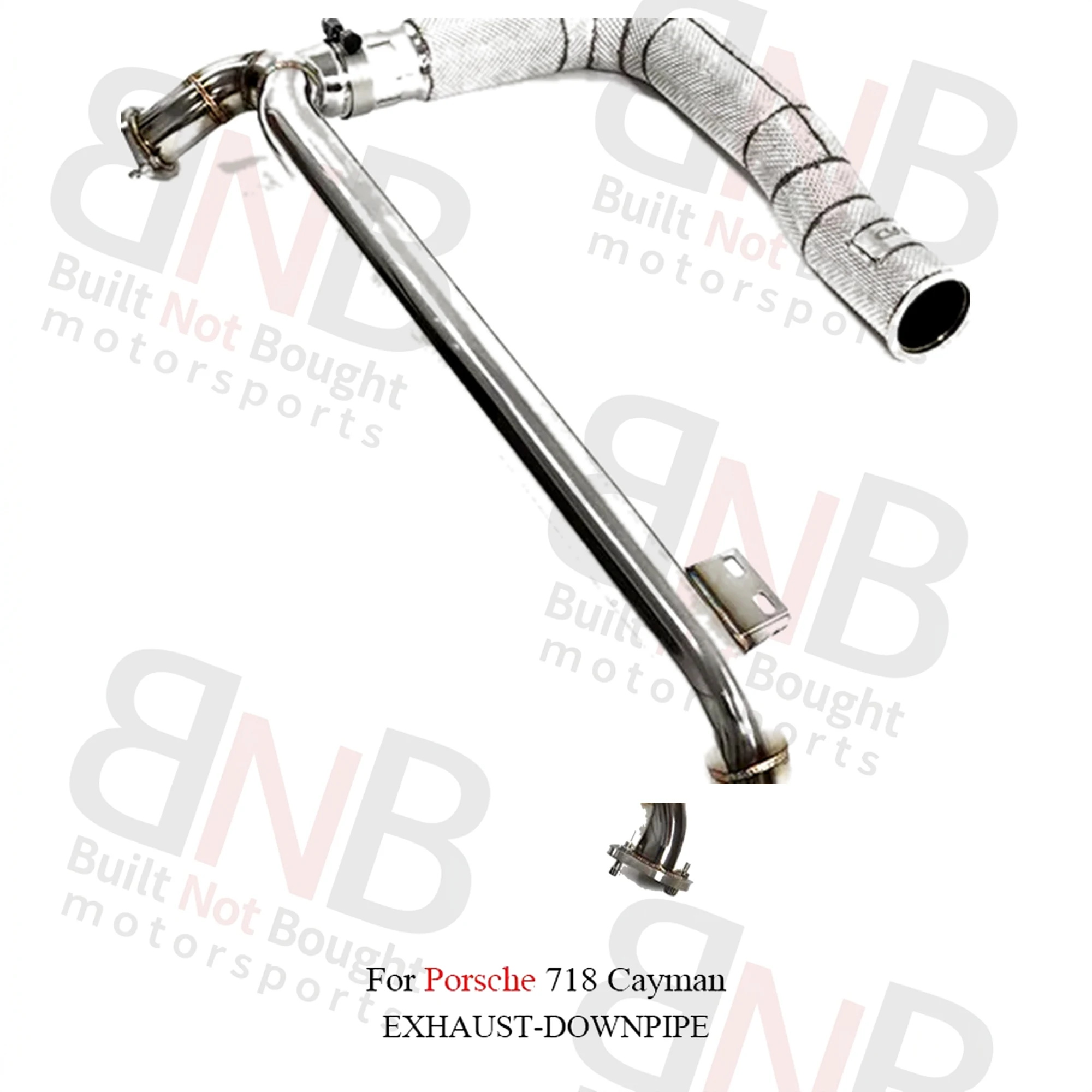 BNB Stainless Steel Exhaust Downpipe for Porsche 718 2.0T 2.5T With Catalytic