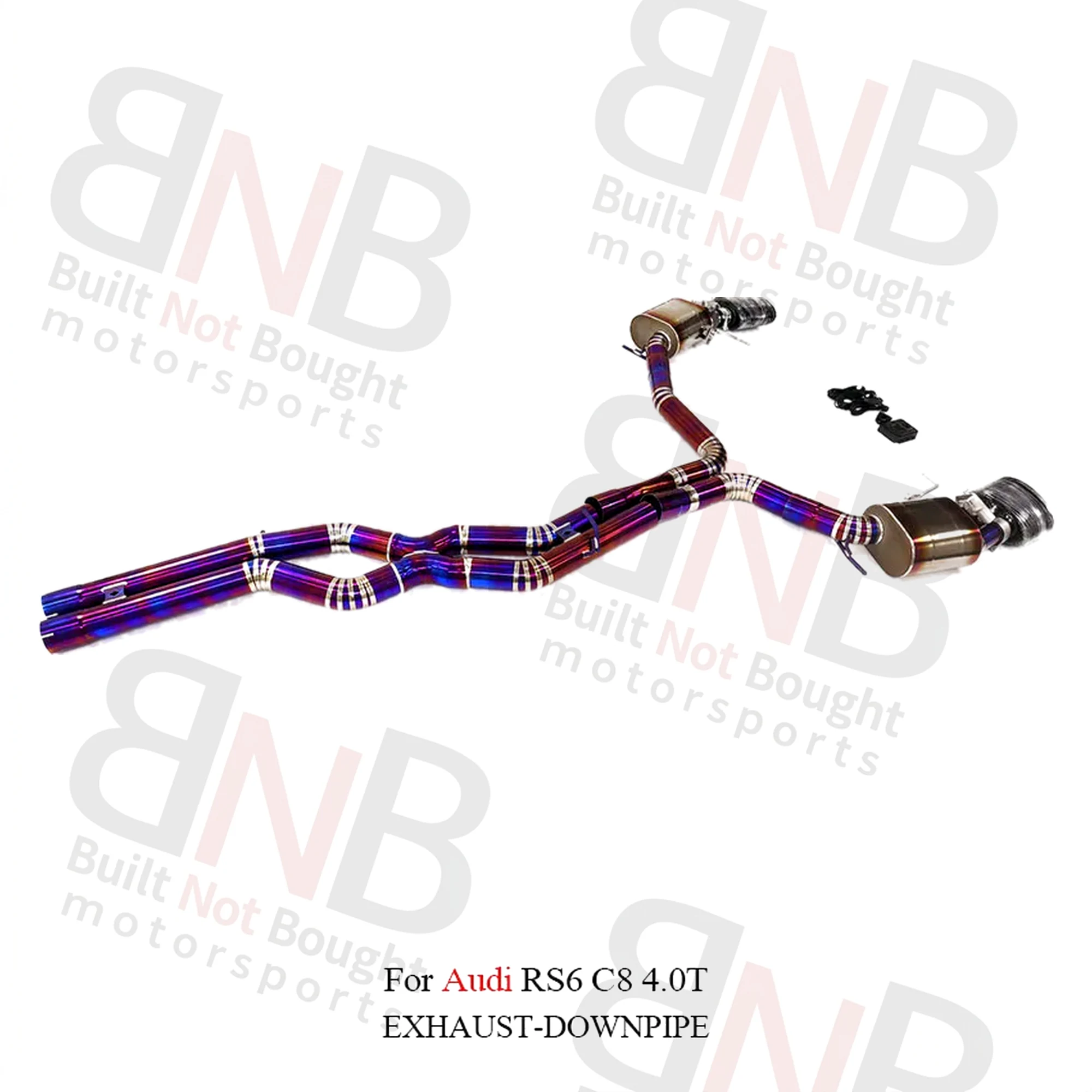 BNB Titaniumz Titanium Alloy Catback Exhaust for Audi RS6 RS7 C8 4.0T