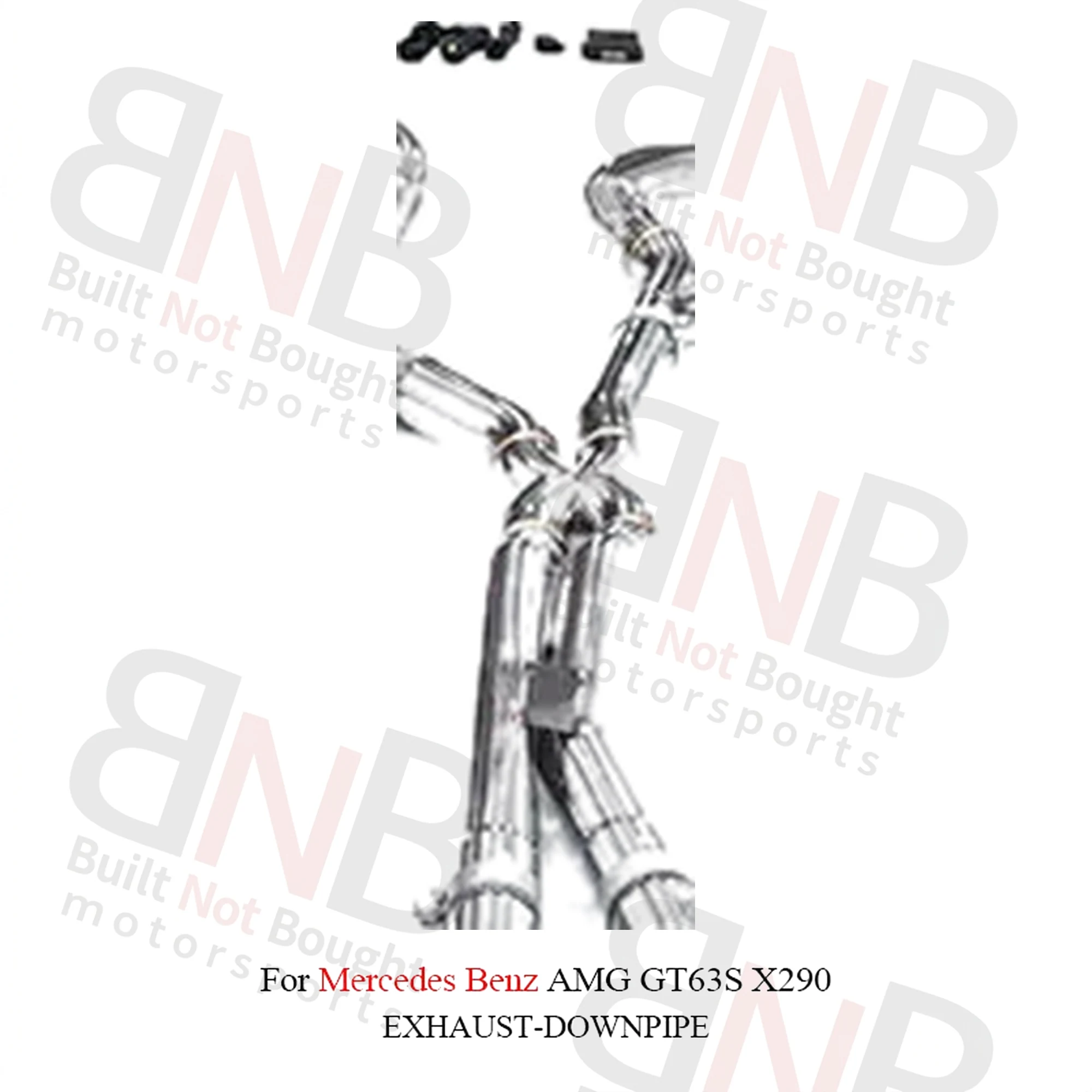 BNB Titaniumz Stainless Steel Catback Valvetronic Exhaust for AMG GT63S X290