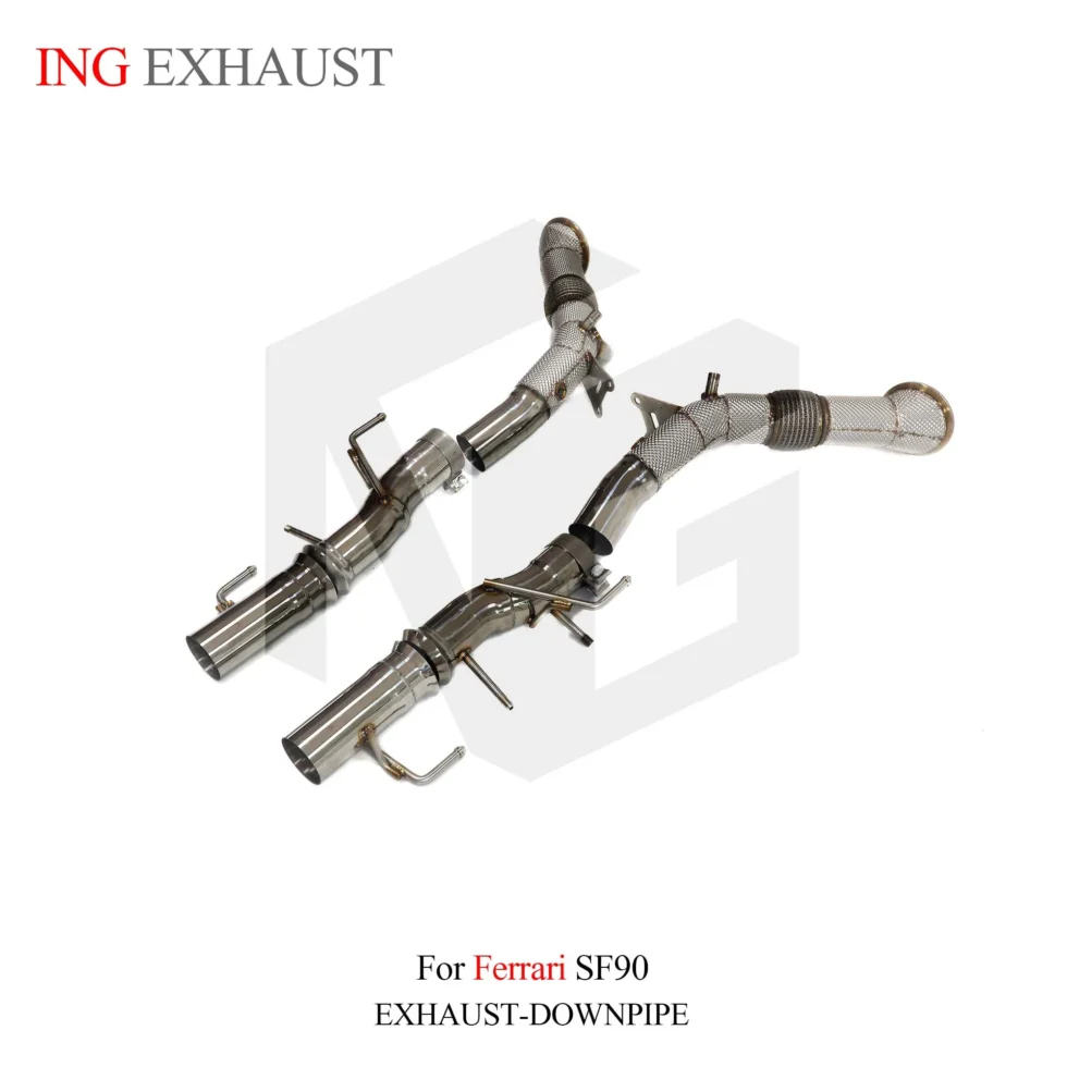 BNB Titaniumz Full Set Exhaust System for Ferrari SF90 2019- Catback Downpipe