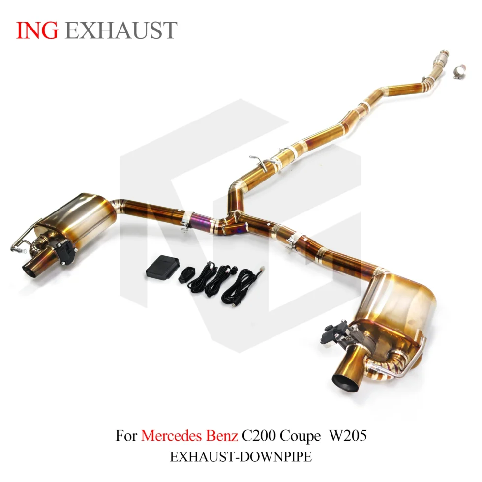 BNB Titaniumz Valvetronic Exhaust Titanium Catback for Mercedes C200 W205