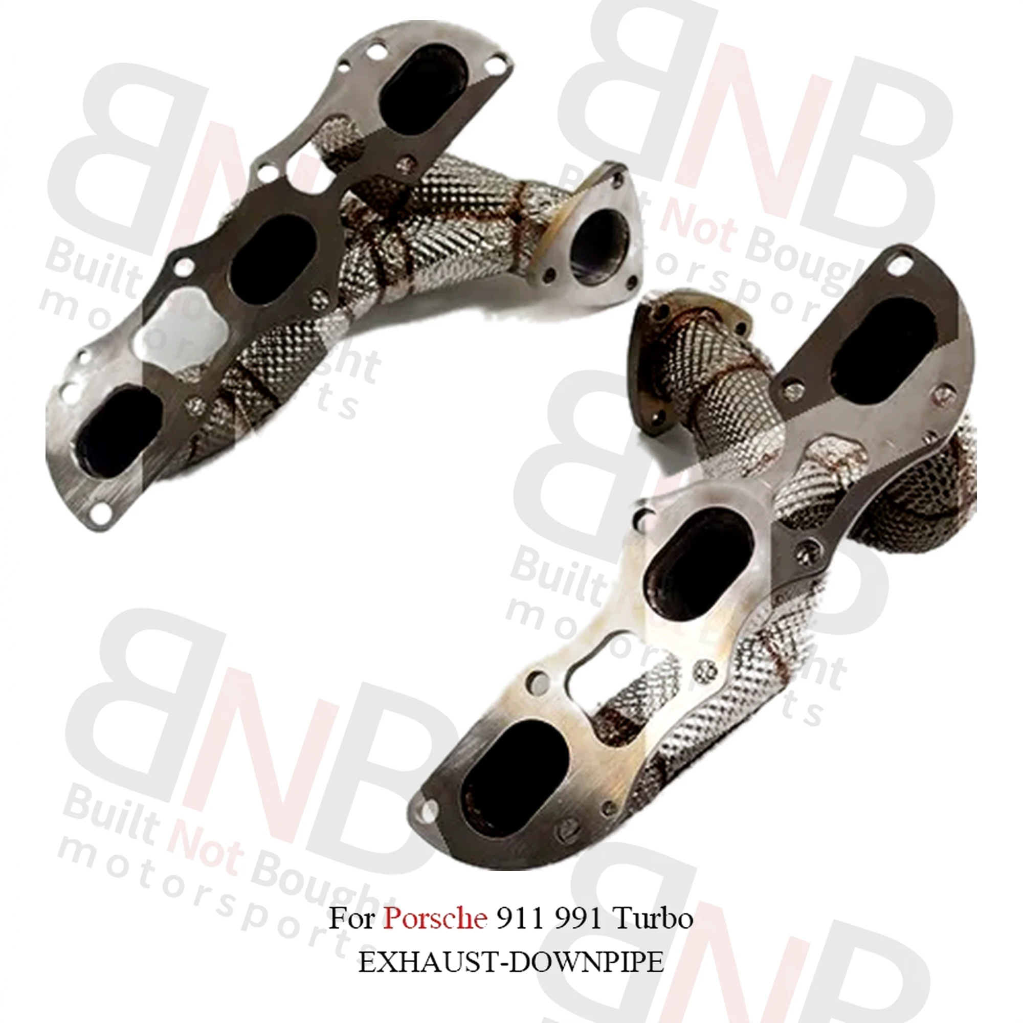 BNB Titaniumz Exhaust Downpipe Manifold for Porsche 911 991 120x60x30
