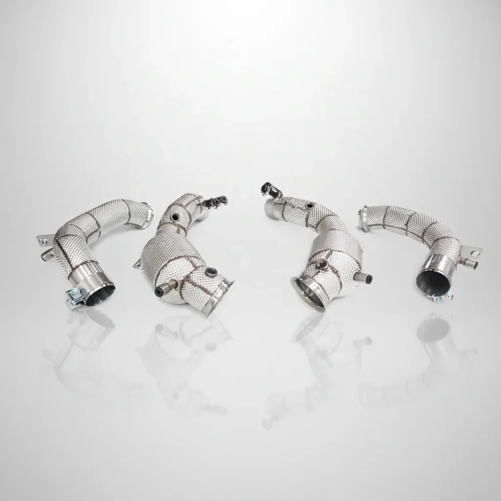 BNB Stainless Steel High-Flow Downpipe for Mercedes Benz AMG SL63 R232