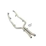 BNB Titaniumz Stainless Steel Exhaust Downpipe for Mercedes E350 W212 C207 3.5L