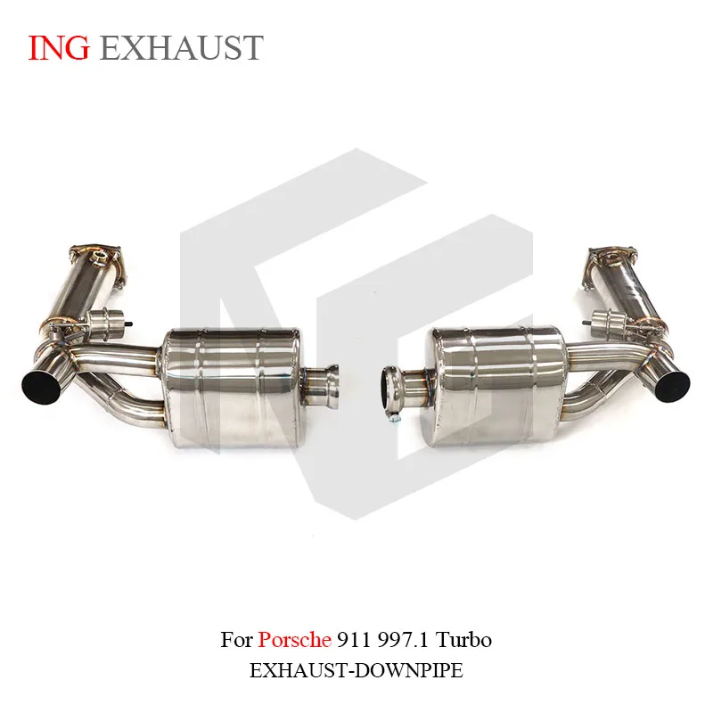 BNB Stainless Steel Valvetronic Exhaust Muffler Catback for Porsche 911 997.1 Turbo