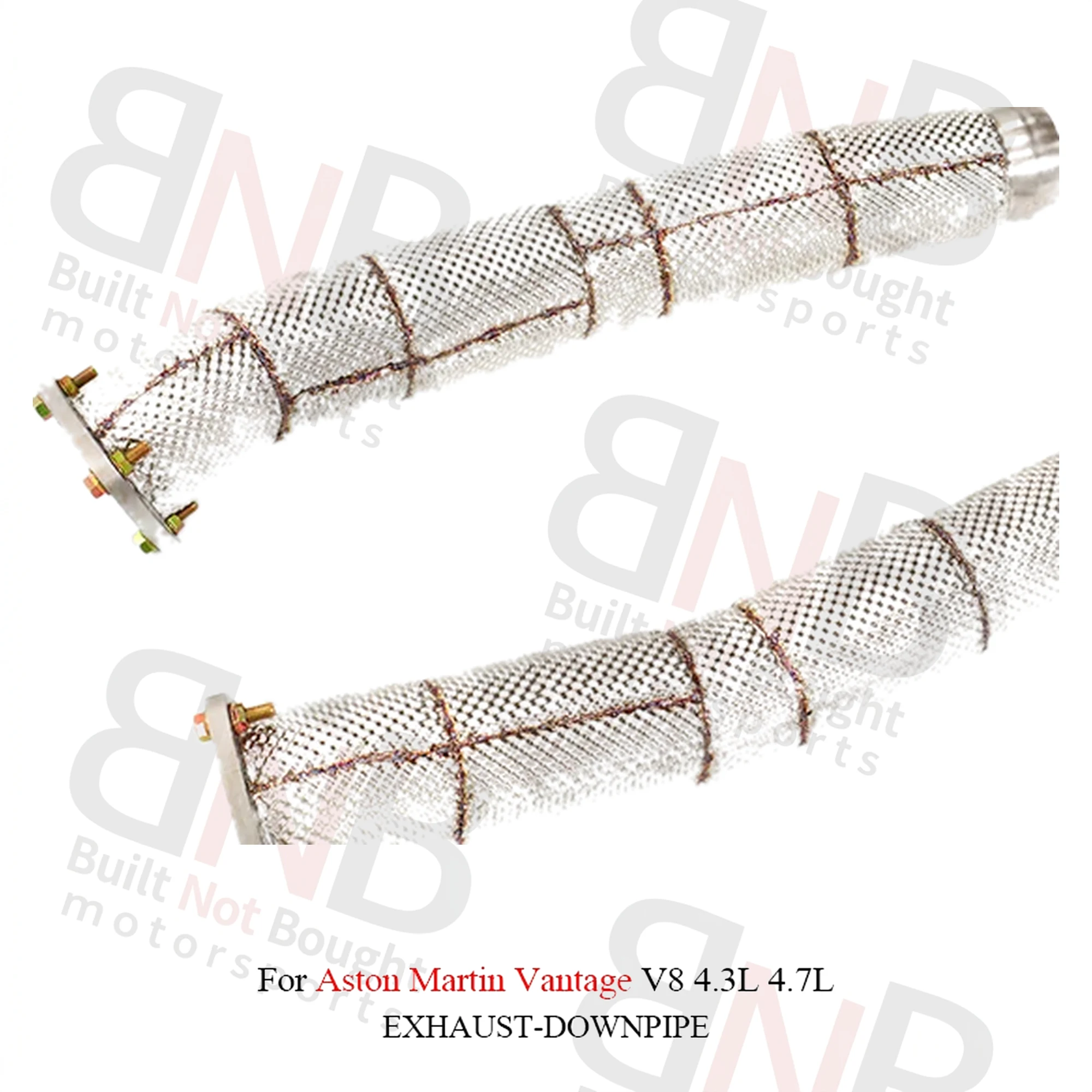 BNB Stainless Steel Exhaust Front Tube for Aston Martin Vantage V8 4.3L 4.7L