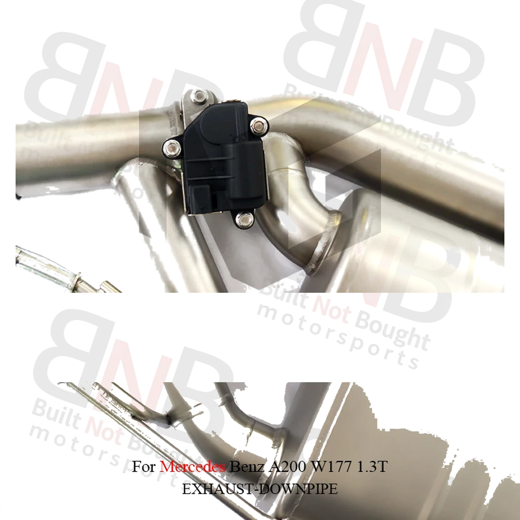 BNB Valvetronic Muffler for Mercedes Benz AMG A200 W177 1.3T Silvery