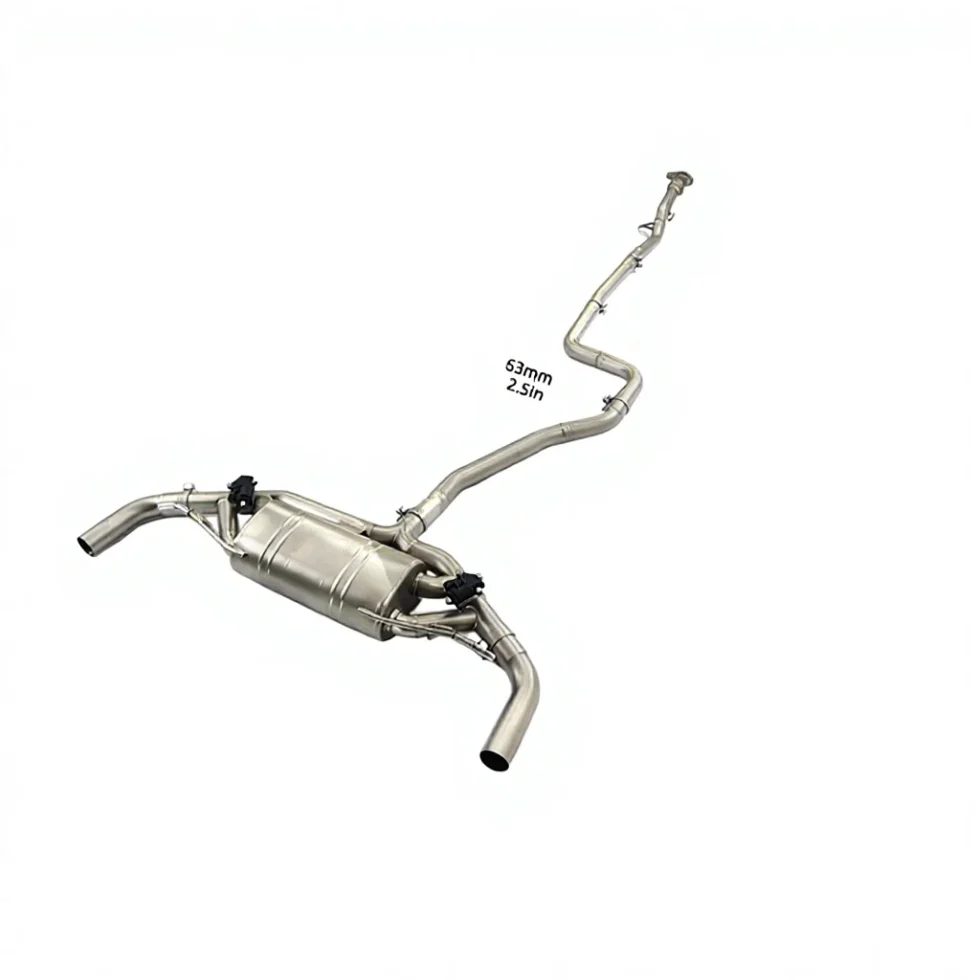 BNB Valvetronic Muffler for Mercedes Benz AMG A200 W177 1.3T Silvery