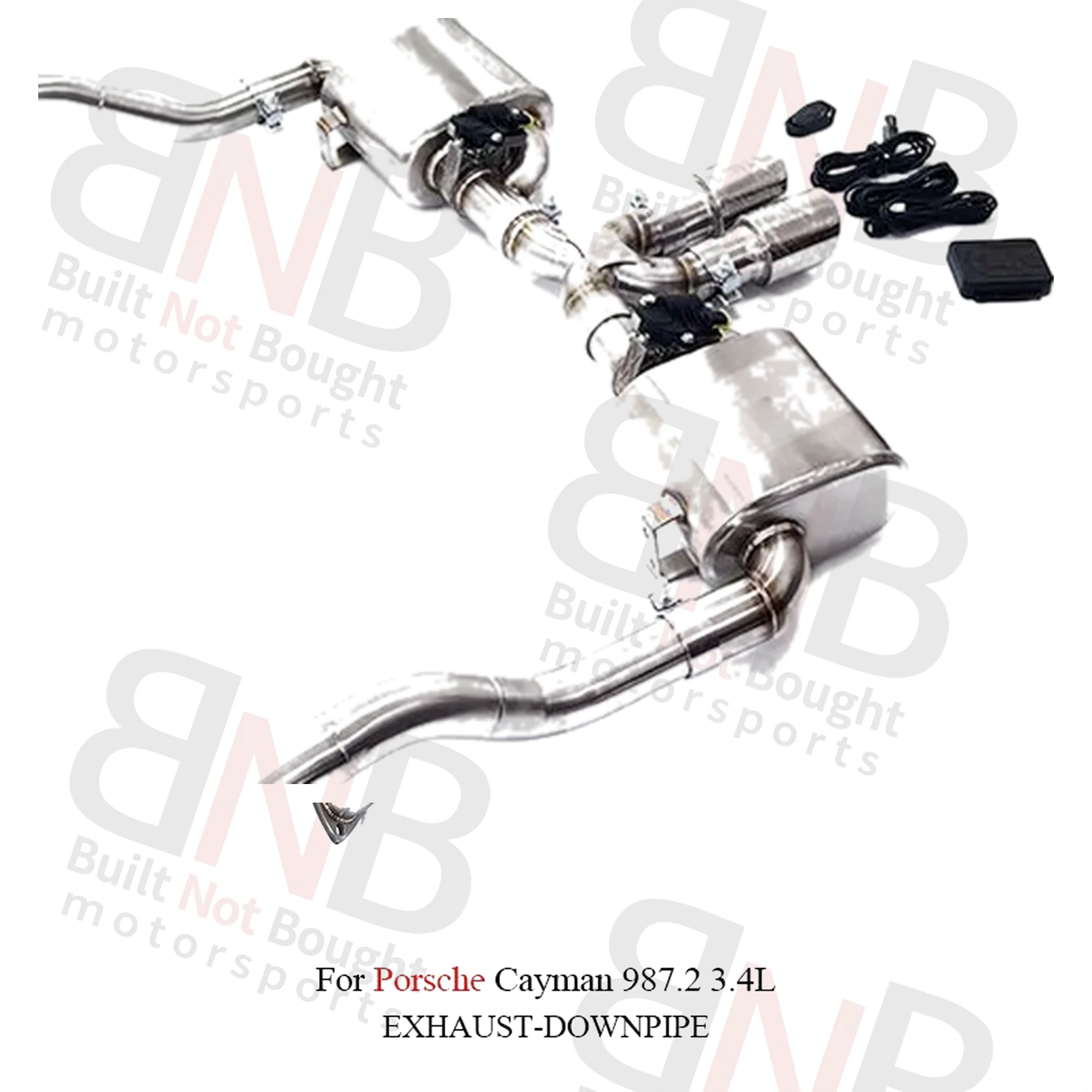 BNB Stainless Steel Exhaust Valve Catback for Porsche Cayman 987.2