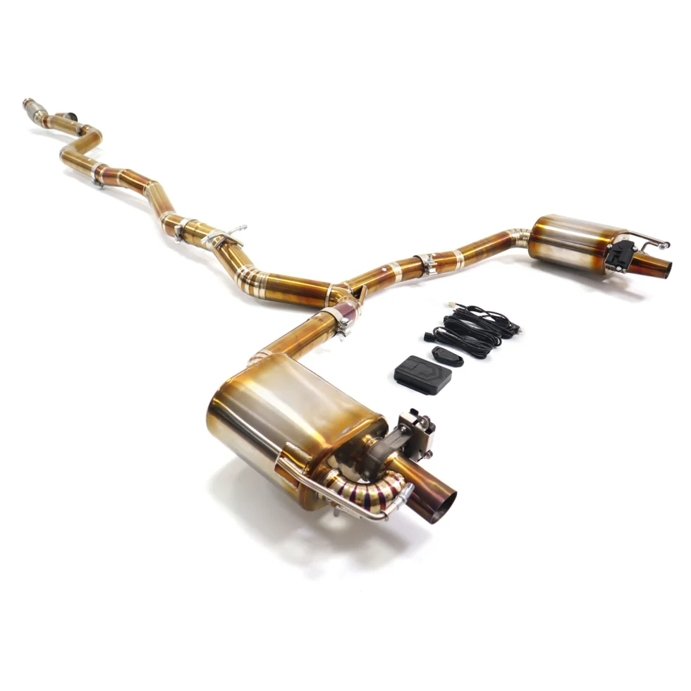 BNB Titaniumz Valvetronic Exhaust Titanium Catback for Mercedes C200 W205