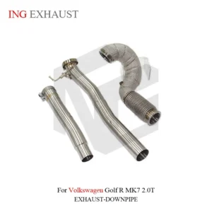 BNB Titaniumz High Flow Stainless Steel Exhaust Downpipe for VW Golf R MK7