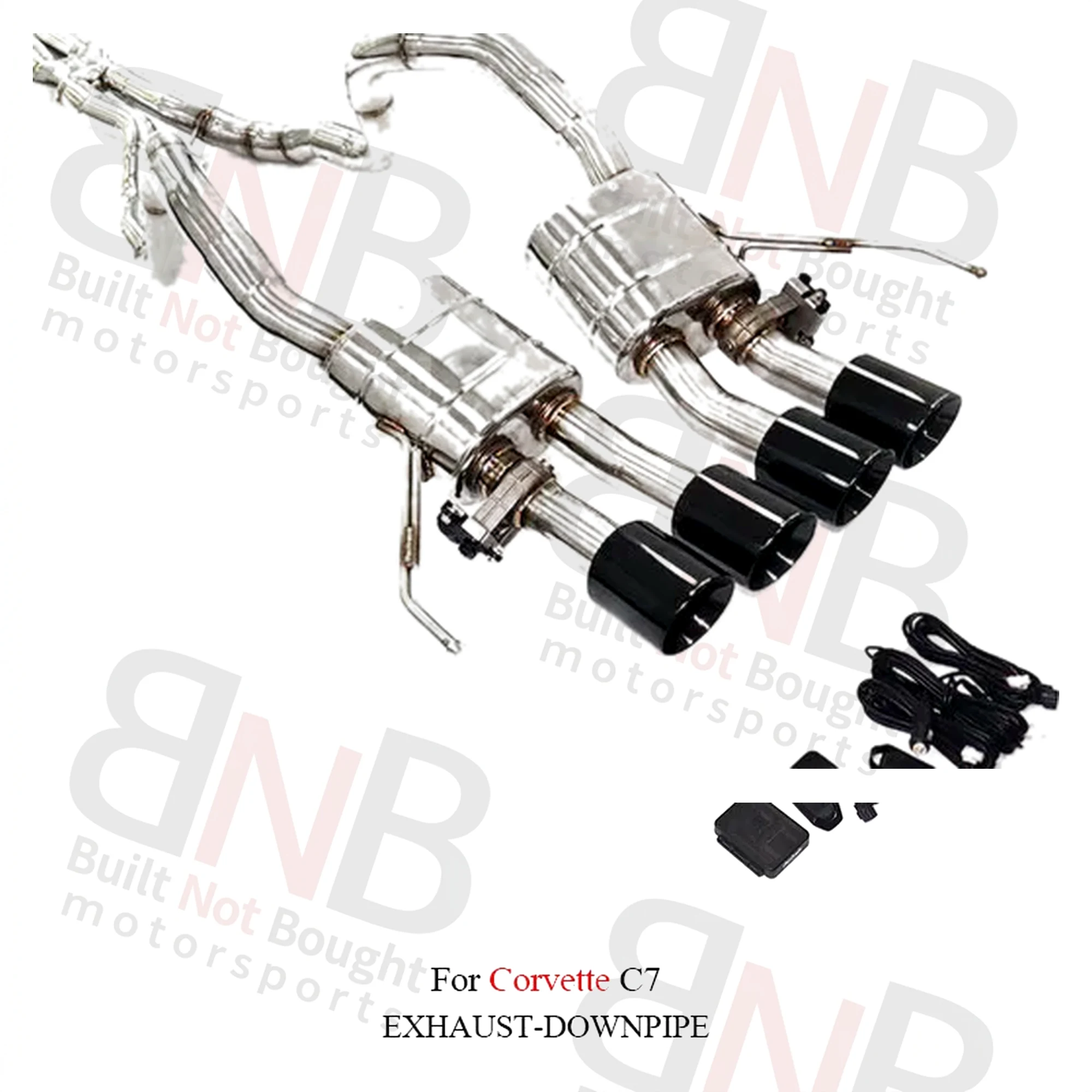 BNB Titaniumz Valved Catback Exhaust Chevrolet Corvette C7 6.2L V8 2014-2019