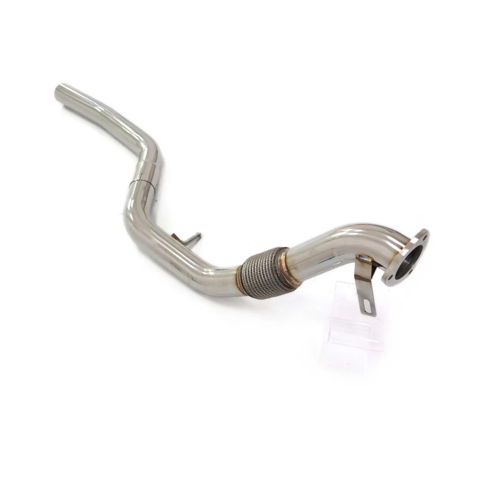 BNB Titaniumz Stainless Steel Exhaust Front Tube for Audi A5 B9 2.0T Silvery