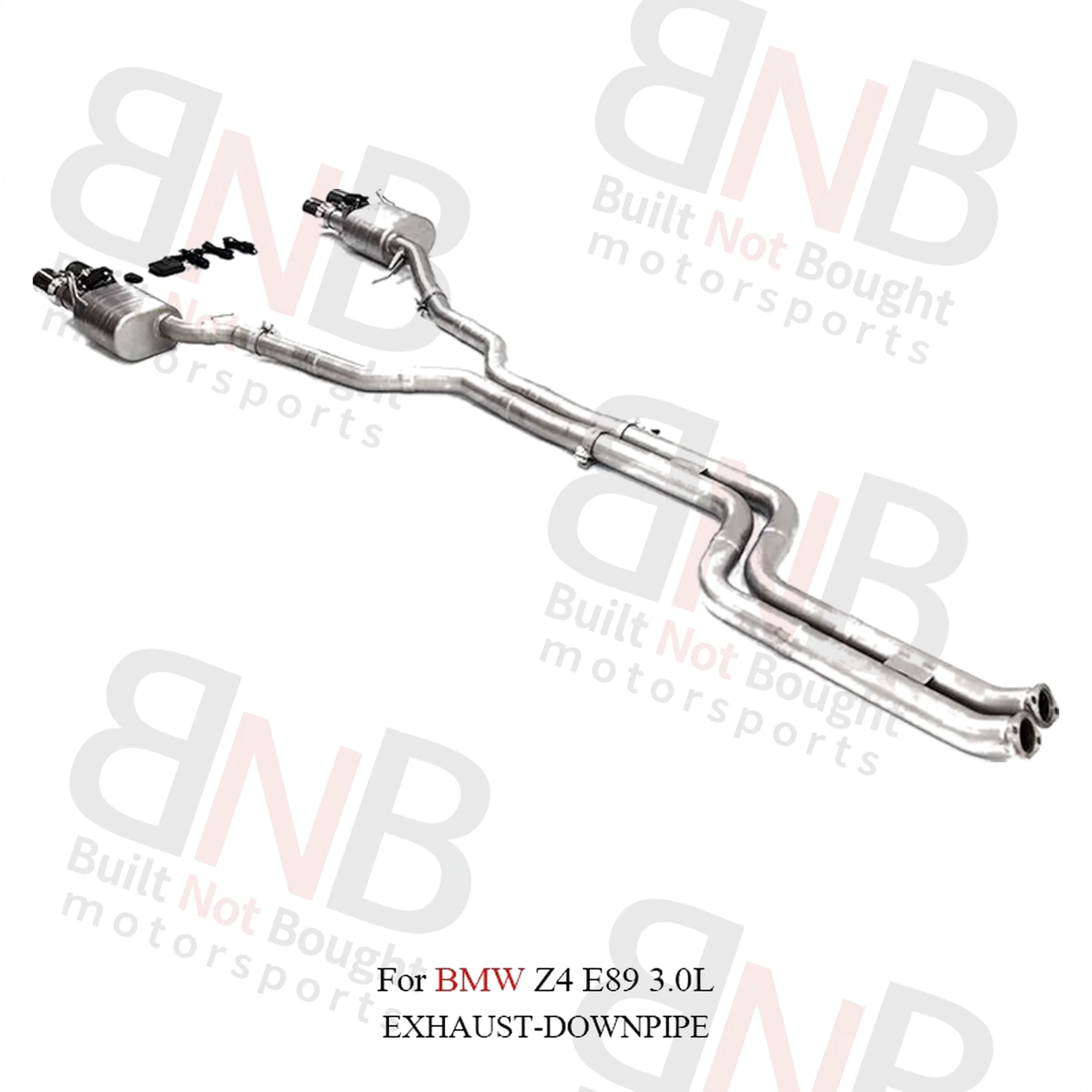 BNB Titaniumz Valvetronic Cat-Back Exhaust BMW Z4 E89 3.0L Silvery