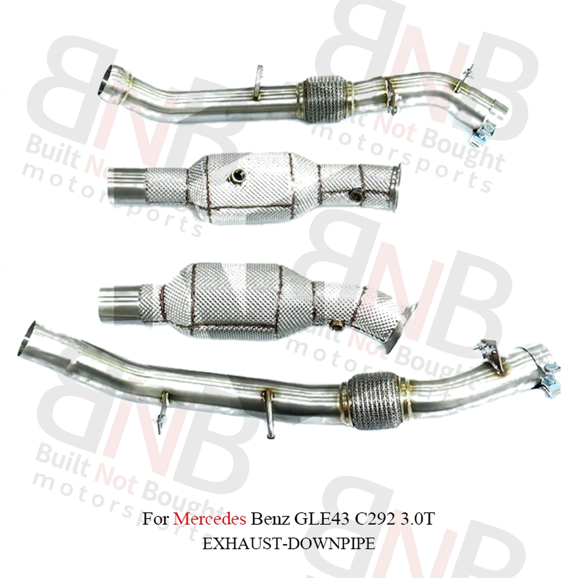 BNB Stainless Steel Downpipe for Mercedes Benz GLE43 C292 3.0T
