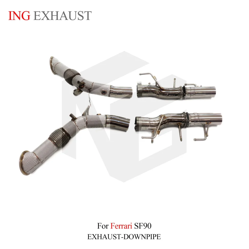 BNB Titaniumz Full Set Exhaust System for Ferrari SF90 2019- Catback Downpipe