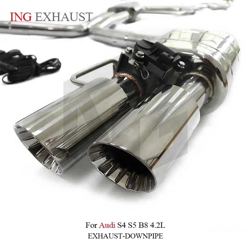 BNB Titaniumz Customized Stainless Steel Exhaust Catback for Audi S4 S5 B8