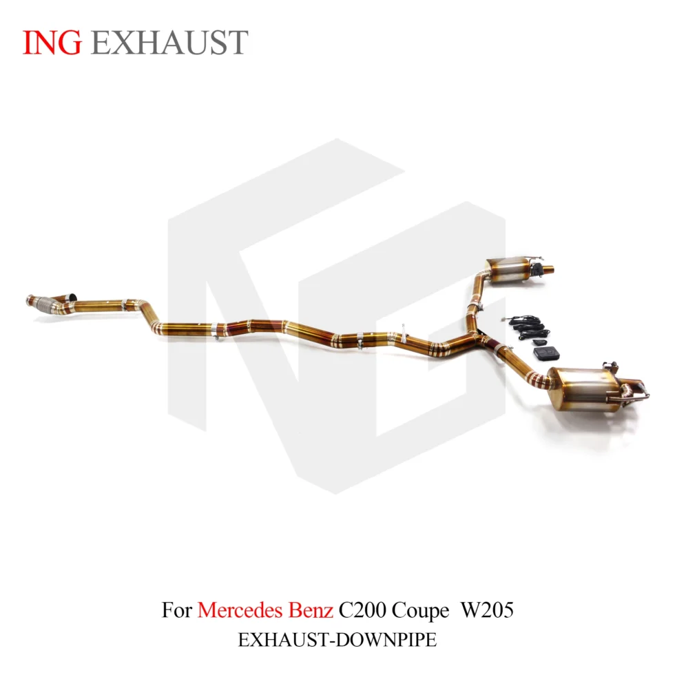 BNB Titaniumz Valvetronic Exhaust Titanium Catback for Mercedes C200 W205