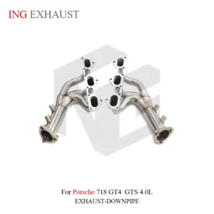 BNB Titaniumz Stainless Exhaust Header for Porsche 718 GT4 GTS 4.0L