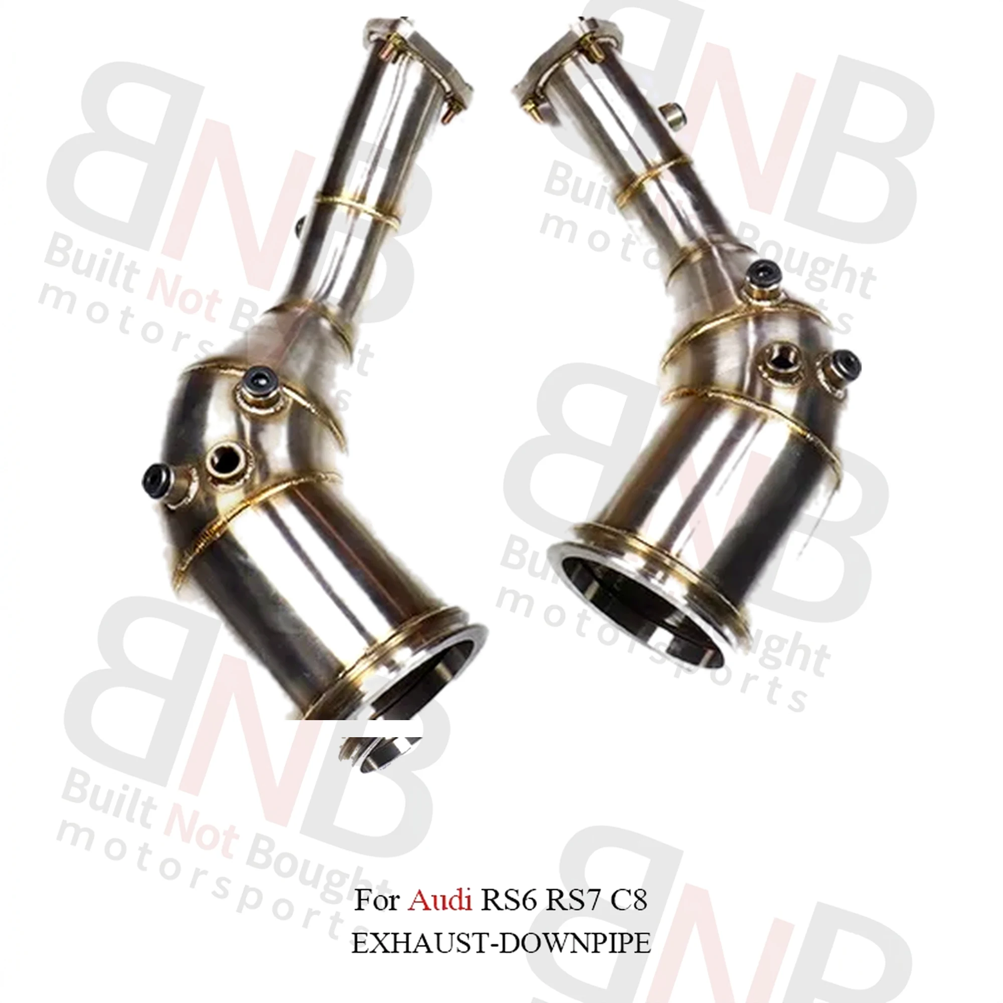 BNB Titaniumz for Audi RS6 RS7 C8 4.0T Downpipe Stainless Steel OPF