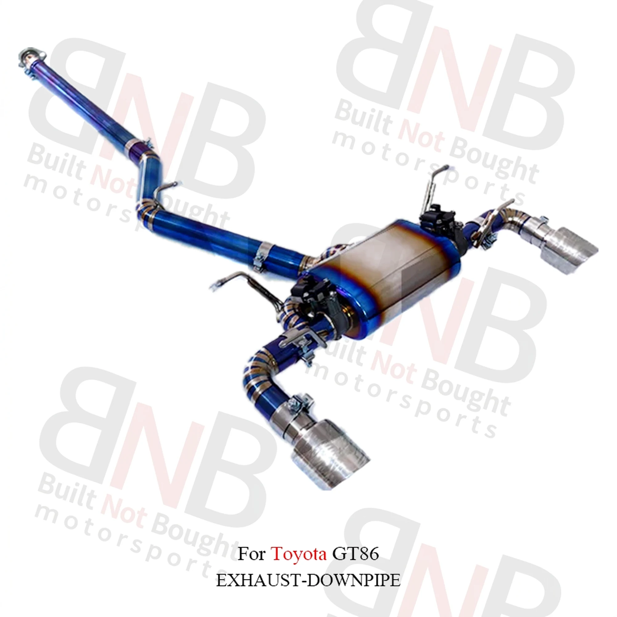 BNB Titaniumz Toyota GT86 2.0L Catback Exhaust Titanium Valved Muffler